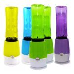 Juguera Batidora Licuadora Personal Portatil 2 Vasos Colores